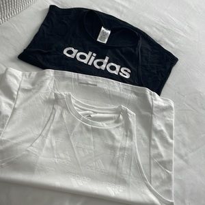 Adidas set of two athletic tops
